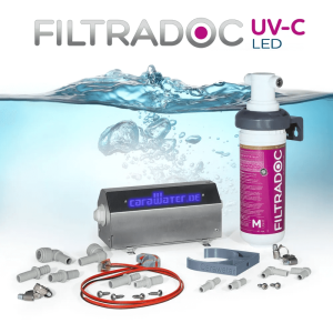 PROTECT + UVC-2-VA bis 8 Liter pro Minute. 12V / 24V Mit FILTRADOC M – Light Vorfiltereinheit